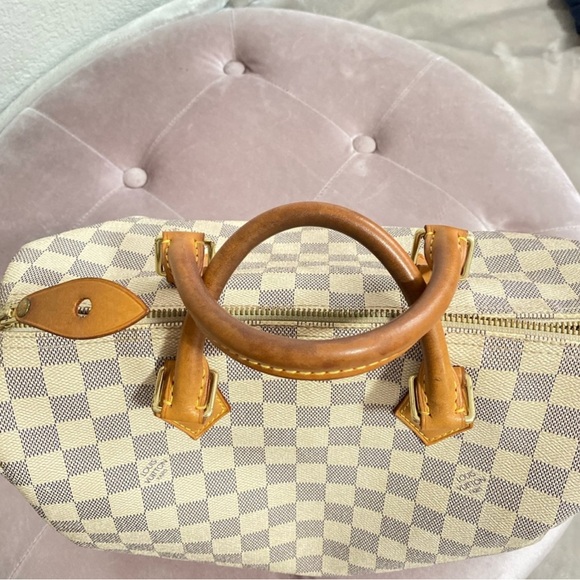 Authentic Louis Vuitton speedy 30 damier azur - Picture 6 of 13
